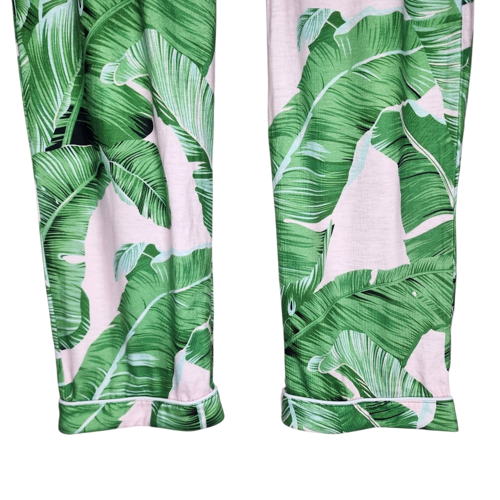 Ekouaer Banana Leaf "The Beverly Hills" Print Pajama Size Small - Picture 14 of 15